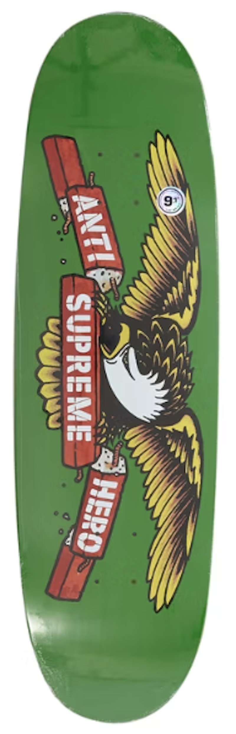 Supreme ANTIHERO Curbs Skateboard Deck Green