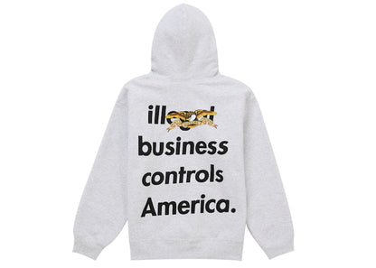 Supreme ANTIHERO Hooded Sweatshirt (FW25) Ash Grey