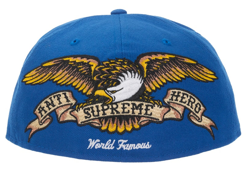 Supreme ANTIHERO New Era 59Fifty Fitted Cap Blue