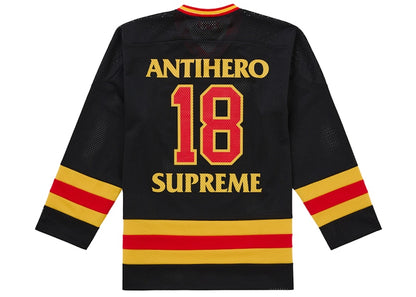 Supreme ANTIHERO Ozzy Hockey Jersey Black