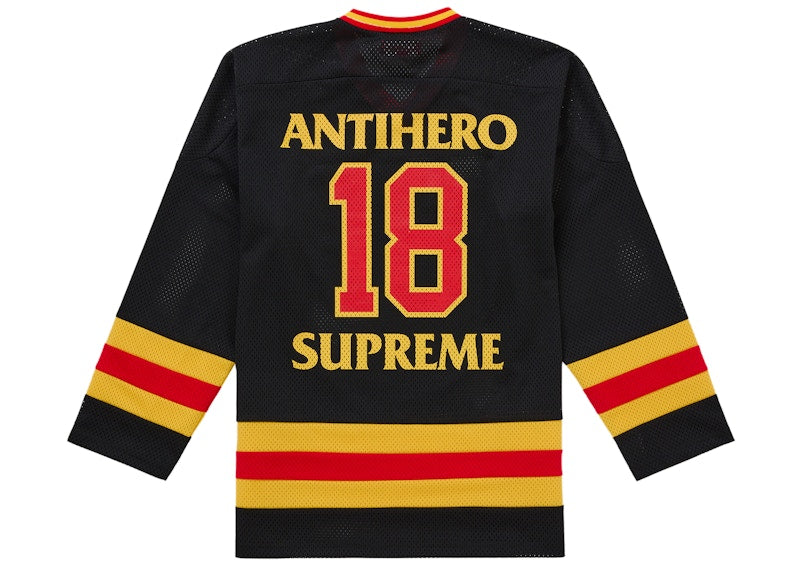 Supreme ANTIHERO Ozzy Hockey Jersey Black