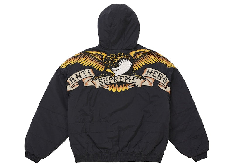 Supreme ANTIHERO Stadium Jacket Black