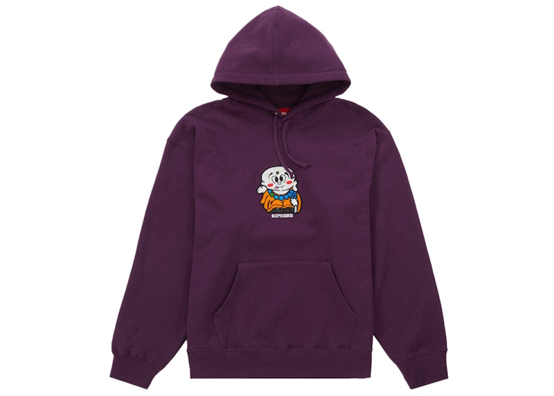 Supreme AOI Buddha Hooded Sweatshirt Eggplant