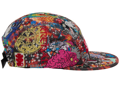 Supreme AOI Embroidered Camp Cap Red