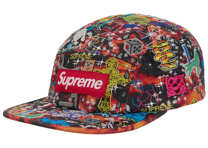 Supreme AOI Embroidered Camp Cap Red