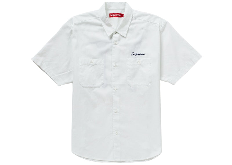 Supreme AOI Eyes S/S Work Shirt White