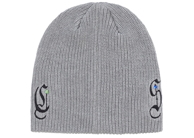 Supreme AOI Gems Beanie Heather Grey