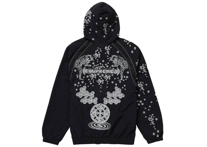 Supreme AOI Glow-in-the-Dark Track Jacket Black