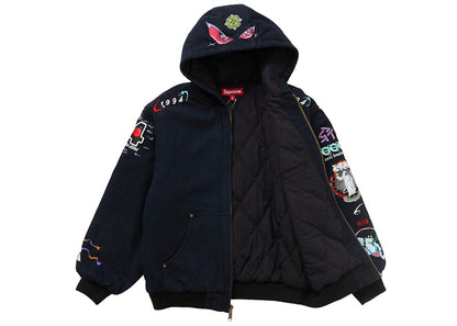 Supreme AOI Hooded Work Jacket Black