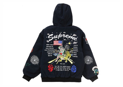 Supreme AOI Hooded Work Jacket Black
