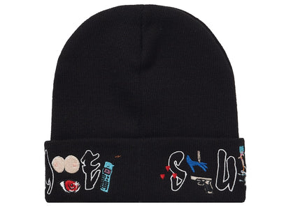 Supreme AOI Icons Beanie Black