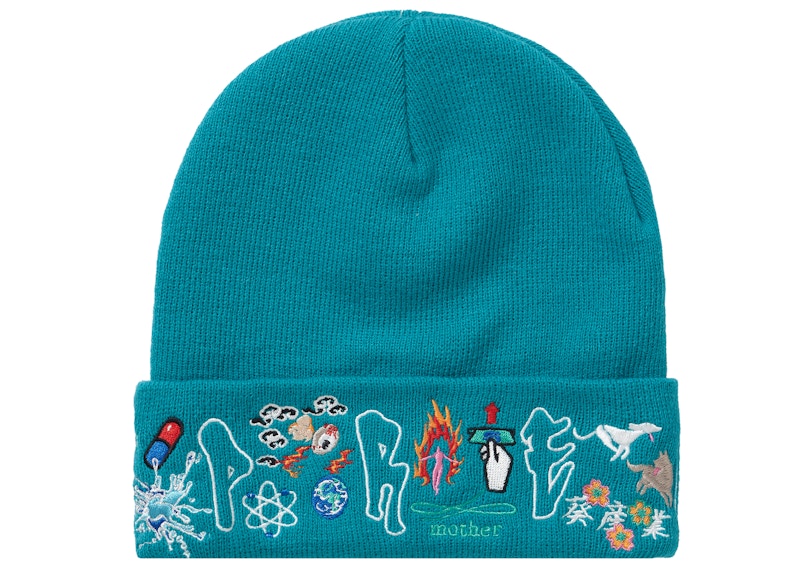 Supreme AOI Icons Beanie Dark Aqua