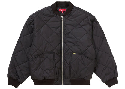 Supreme AOI Quilted Work Jacket Black