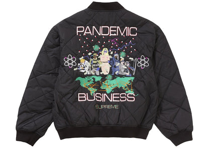 Supreme AOI Quilted Work Jacket Black