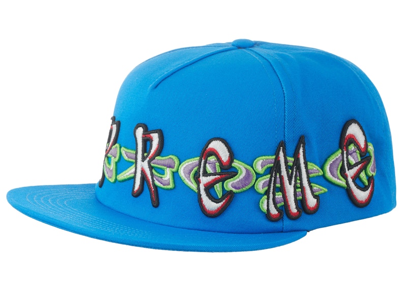 Supreme AOI Spellout 5-Panel Blue