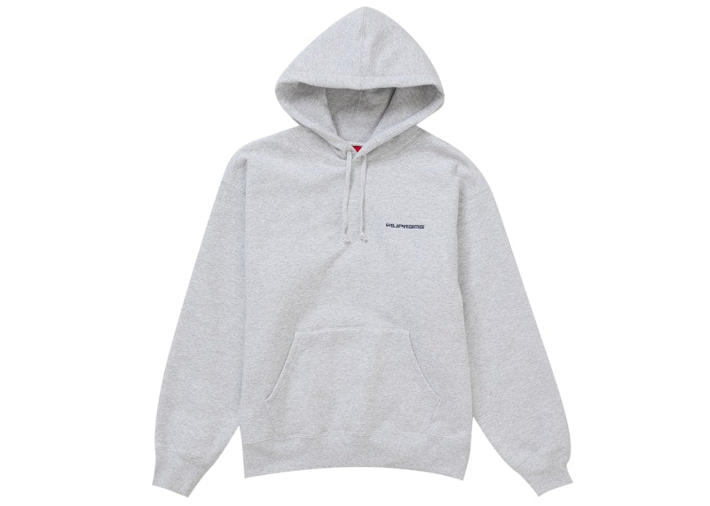 Supreme AOI Stacked Hooded Sweatshirt Heather Grey