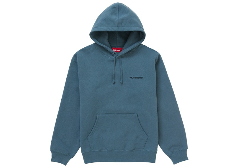 Supreme AOI Stacked Hooded Sweatshirt Slate
