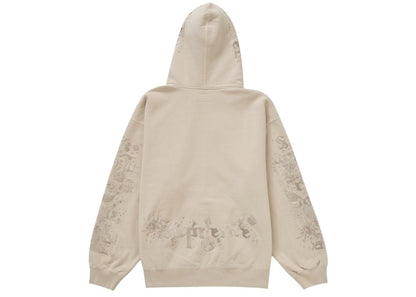Supreme AOI Zip Up Hooded Sweatshirt Natural