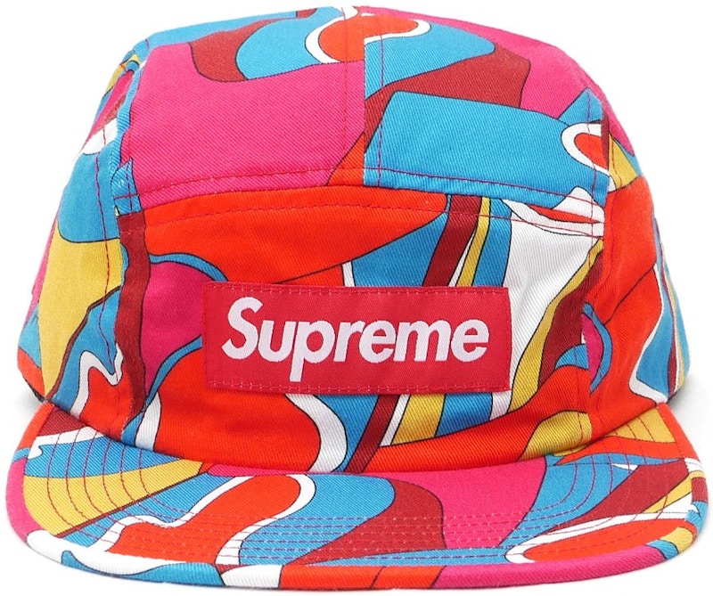 Supreme Abstract Camp Cap Red