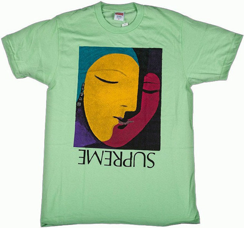 Supreme Abstract Tee Light Green