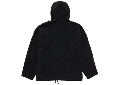 Supreme Accent Brushed Zip Up Hooded Sweater Black
