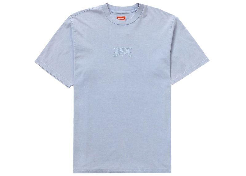 Supreme Acid Wash S/S Top Light Blue