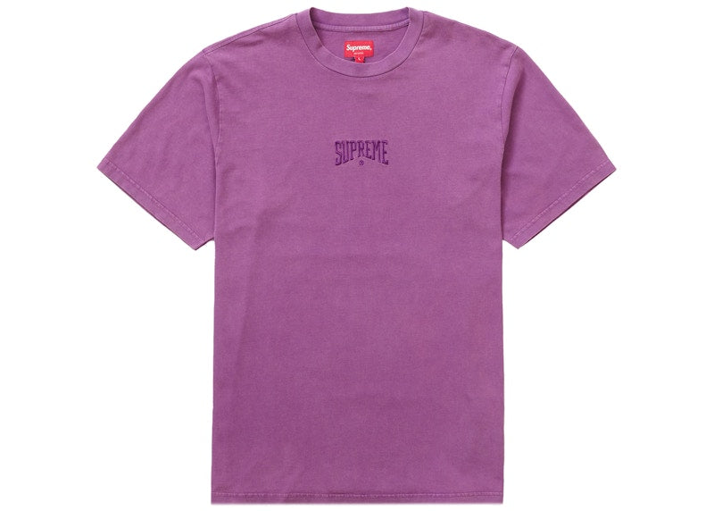 Supreme Acid Wash S/S Top Plum