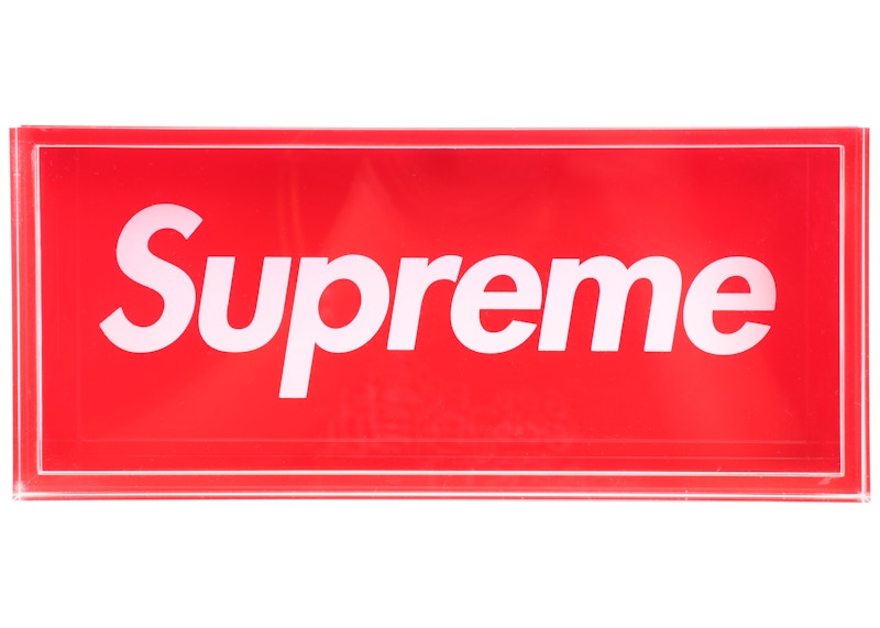 Supreme Acrylic Lucite Box Red