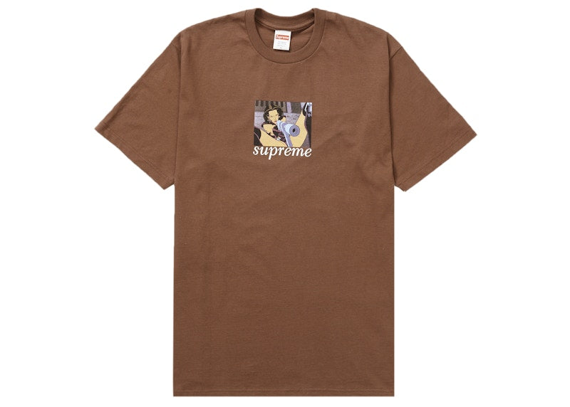 Supreme Aeon Flux Gun Tee Brown