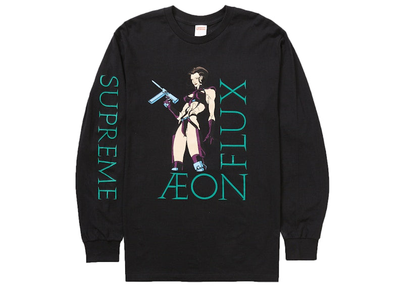 Supreme Aeon Flux L/S Tee Black