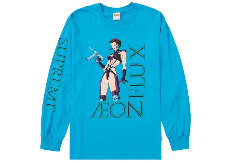 Supreme Aeon Flux L/S Tee Bright Blue