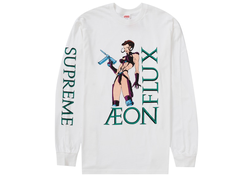Supreme Aeon Flux L/S Tee White