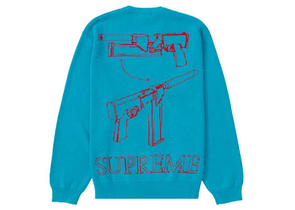 Supreme Aeon Flux Sweater Cyan