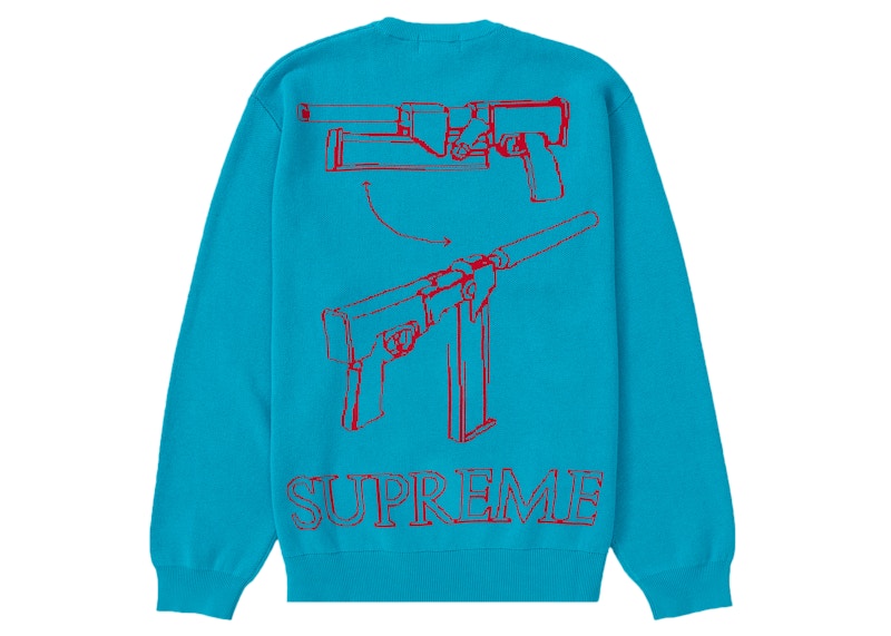 Supreme Aeon Flux Sweater Cyan