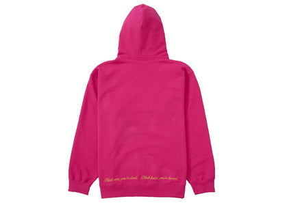 Supreme Aeon Flux Zip Up Hooded Sweatshirt Fuchsia