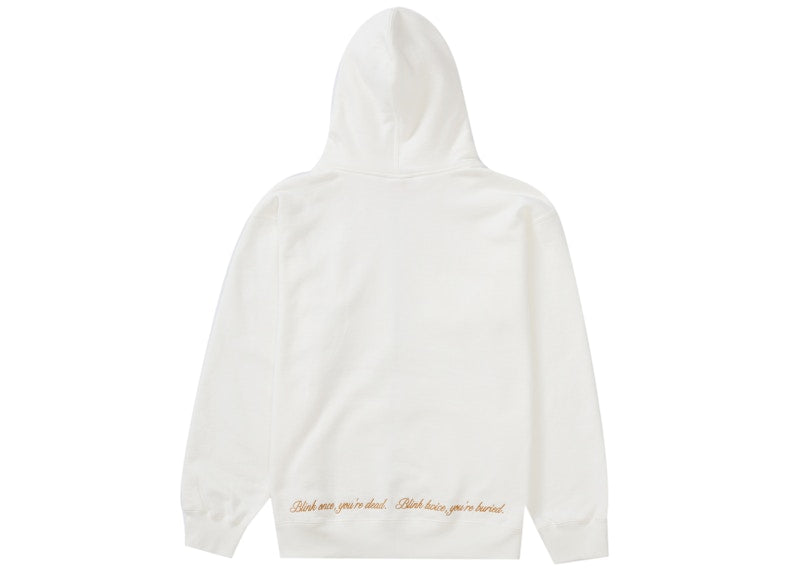 Supreme Aeon Flux Zip Up Hooded Sweatshirt White