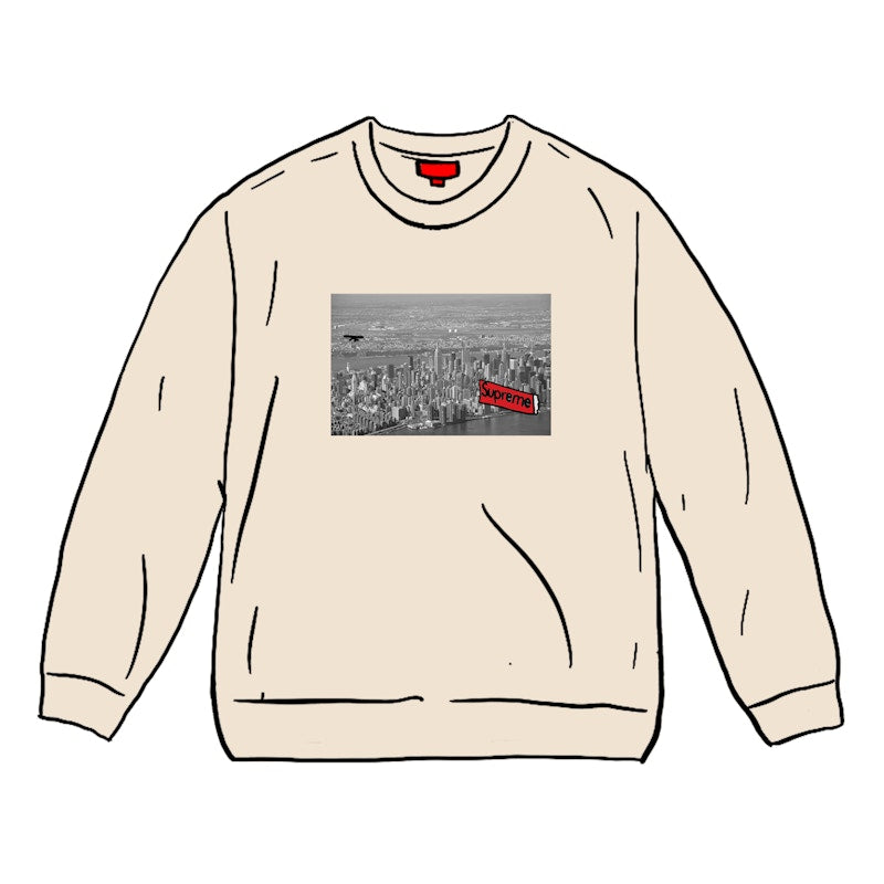 Supreme Aerial Crewneck Natural
