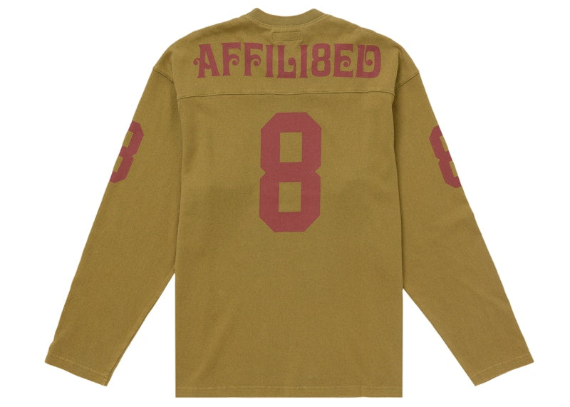 Supreme Affiliated L/S Football Top Light Olive