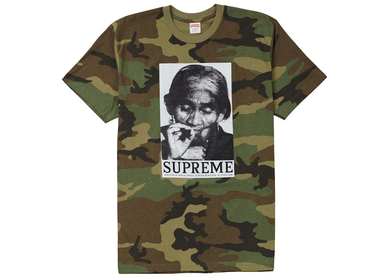 Supreme Aguila Tee Woodland Camo