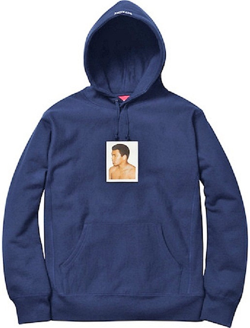 Supreme AliWarhol Hooded Sweatshirt Navy