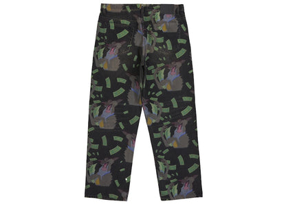 Supreme All Dogs Go To Heaven Loose Fit Jean Washed Black