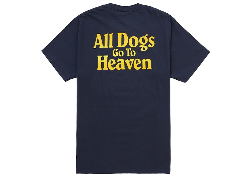 Supreme All Dogs Go To Heaven Tee Navy