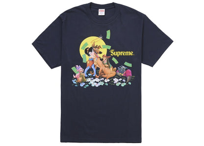Supreme All Dogs Go To Heaven Tee Navy