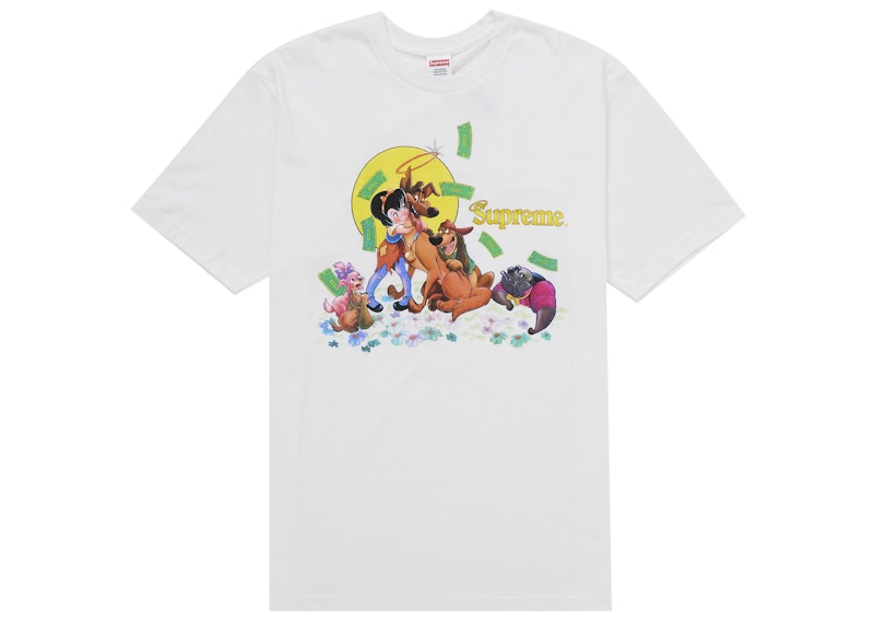 Supreme All Dogs Go To Heaven Tee White