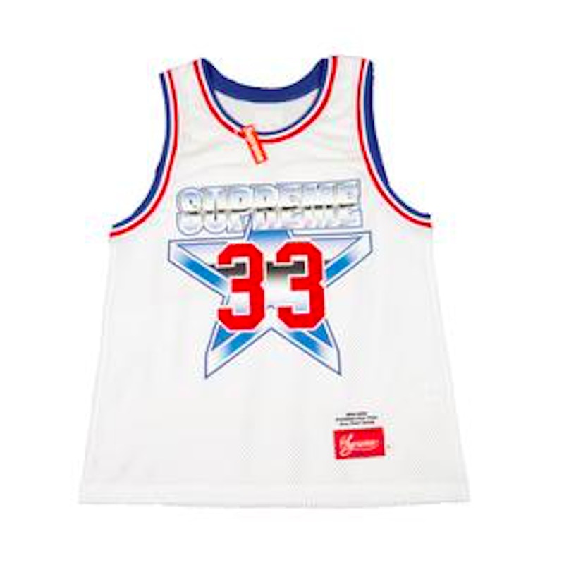 Supreme All Star Basketball Jersey White