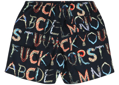 Supreme Alphabet Water Short Black