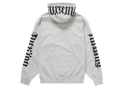 Supreme Ambigram Hooded Sweatshirt Heather Grey
