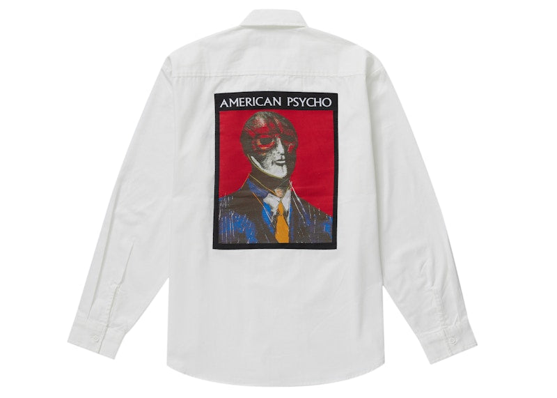 Supreme American Psycho Work Shirt White