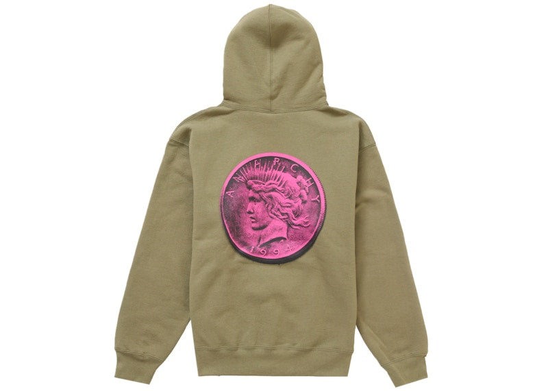 Supreme Anarchy Hooded Sweatshirt Light Olive