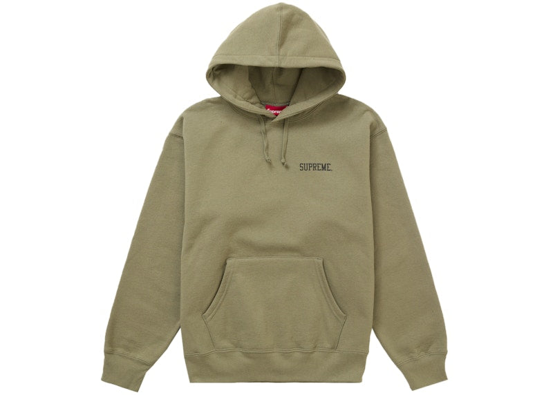 Supreme Anarchy Hooded Sweatshirt Light Olive
